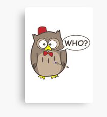 Dr. Hoot Canvas Print
