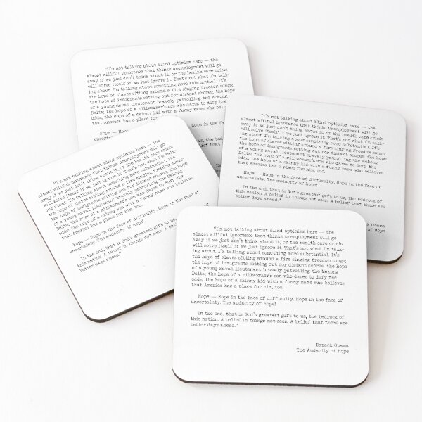 Item preview, The Audacity of Hope by Barack Obama designed and sold by Anna Fok.