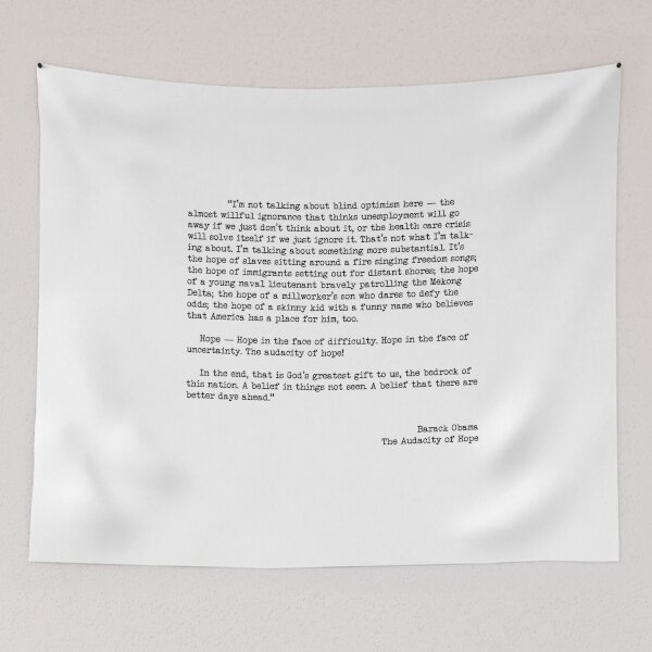 Item preview, The Audacity of Hope by Barack Obama designed and sold by Anna Fok.