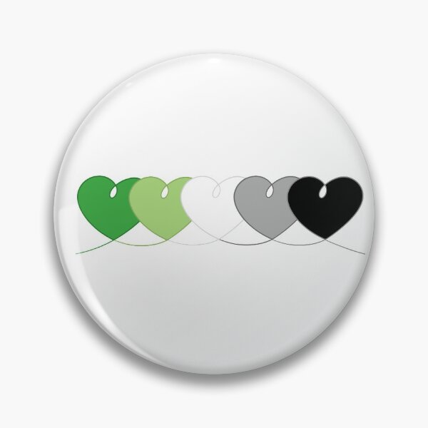 Artikelvorschau, Aro Pride Hearts entworfen und verkauft von TheCurioArtShop.