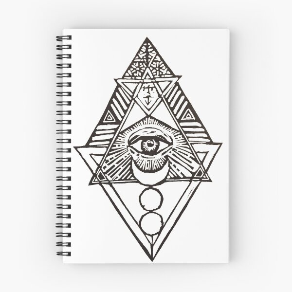 Item preview, Geometric Occult Eye Design designed and sold by SquidInkPrintCo.