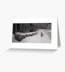 Winter Scene Greeting Card