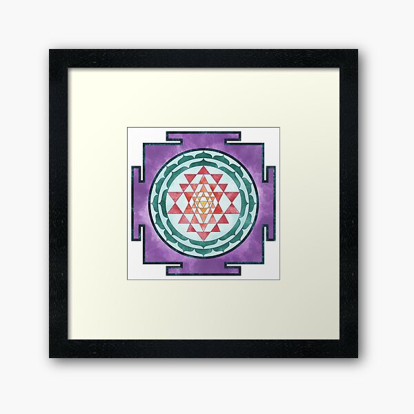 Sri Yantra 08 Framed Art Print
