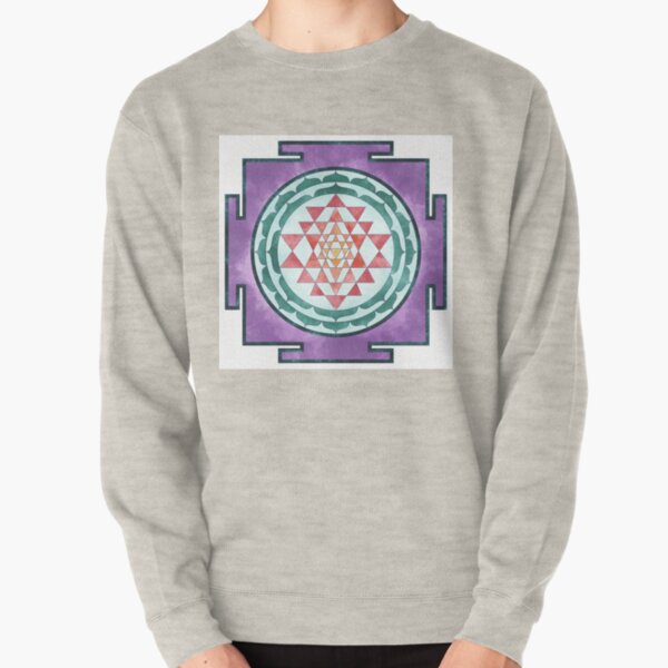 Sri Yantra 08 Pullover Sweatshirt