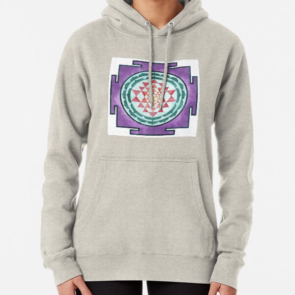 Sri Yantra 08 Pullover Hoodie