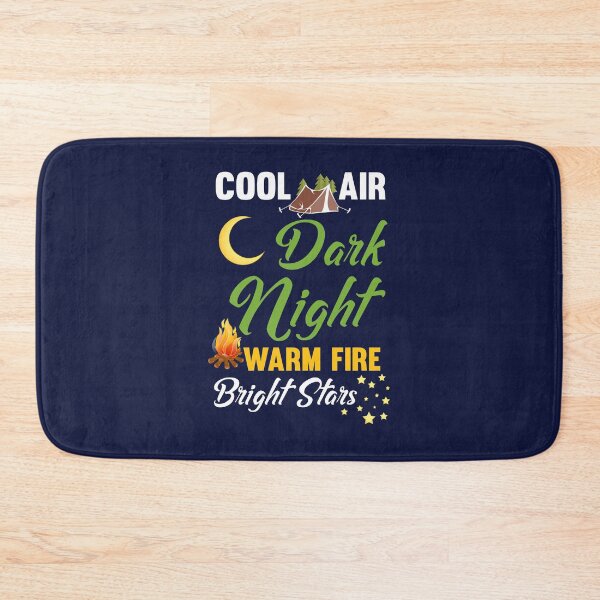 Item preview, Camping Cool Air Dark Night Warm Fire Bright Stars designed and sold by jaygo.