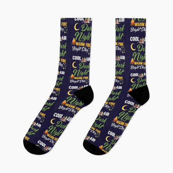 Item preview, Camping Cool Air Dark Night Warm Fire Bright Stars designed and sold by jaygo.