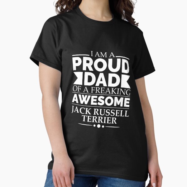 Item preview, Proud dad jack Russell terrier Dog Dad Owner Father's Day designed and sold by losttribe.