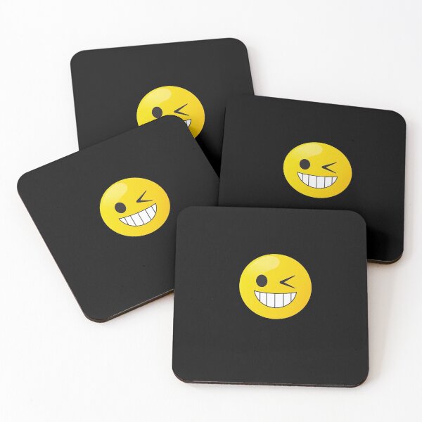 Item preview, Emoji of winking face with a big smile designed and sold by fahim96.