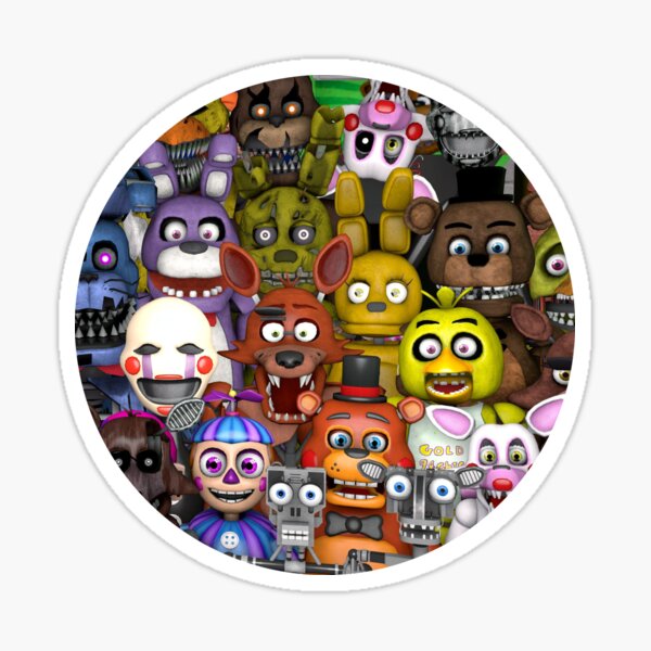 Roboticons FNaF Robot Convention Sticker