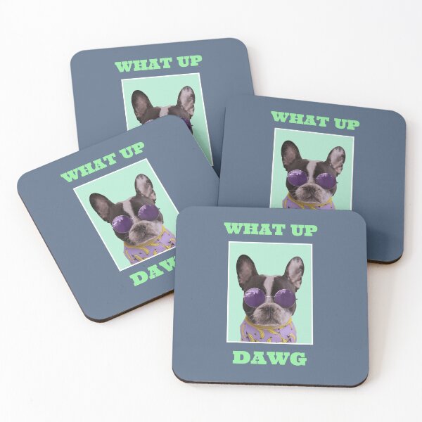 Item preview, What Up Dawg Cute Pug Wearing Banana Tee designed and sold by thefunstreet.