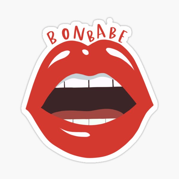 Bonbabe lips Sticker