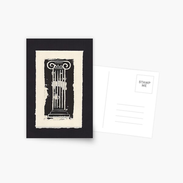 White column Postcard