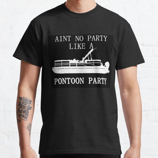 Let's Do Boat Stuff Pontoon Captain Funny Boating Pontooning Long Sleeve  T-Shirt