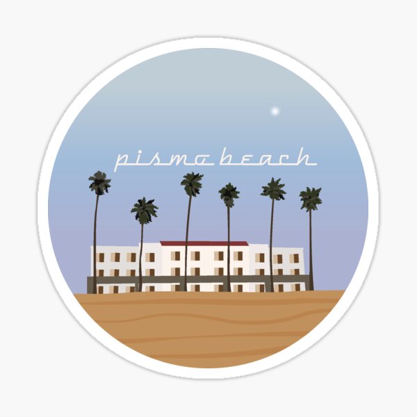pismo beach Sticker