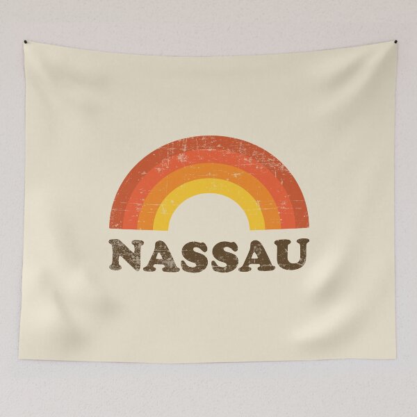 Item preview, Vintage Nassau Vacation Souvenir Retro Rainbow designed and sold by Delightfully Cynical.