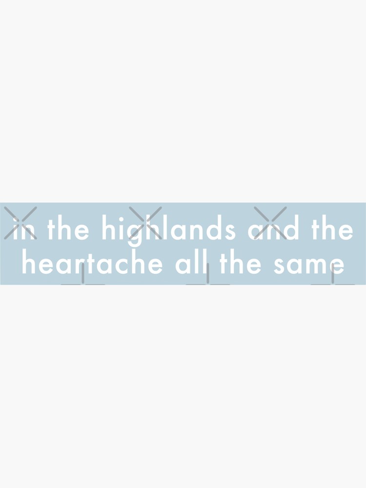 Thumbnail 3 of 3, Sticker, HIGHLANDS (song of ascent) designed and sold by weloveart.