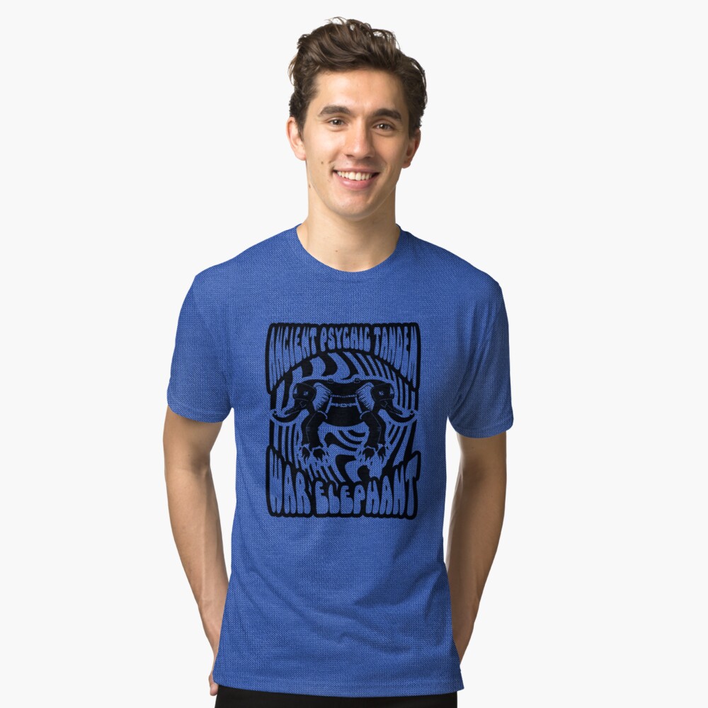 ancient psychic tandem war elephant shirt