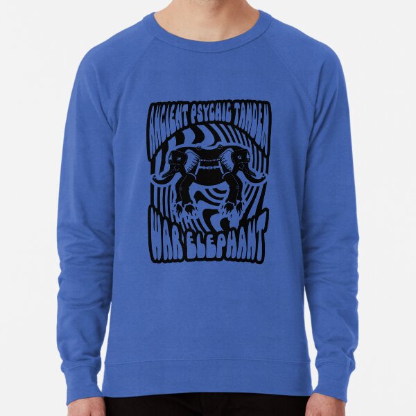 Ancient physic tandem war elephant Lightweight Sweatshirt