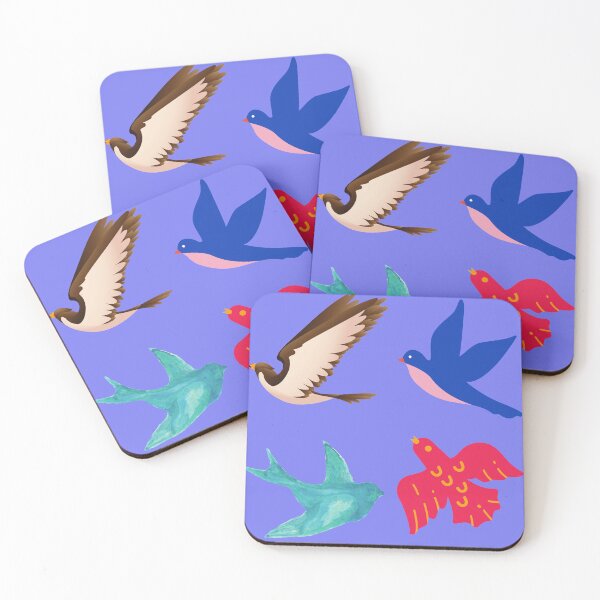 Item preview, Set of colorful flying birds, avians designed and sold by timg58.