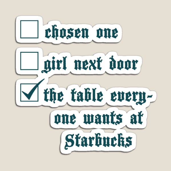Blue's a Table (Blue) Magnet
