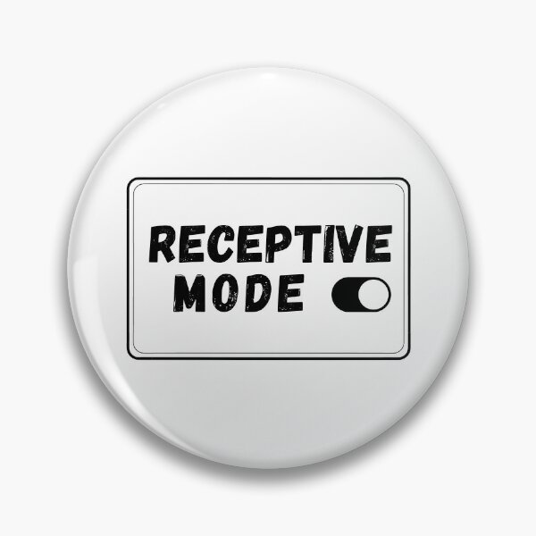 Item preview, RECEPTIVE MODE (Black Font) | LAW OF ATTRACTION designed and sold by RonVivero.