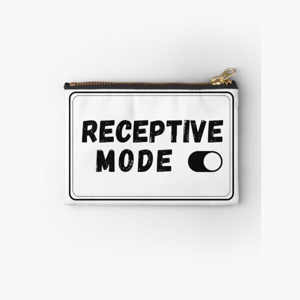 Item preview, RECEPTIVE MODE (Black Font) | LAW OF ATTRACTION designed and sold by RonVivero.