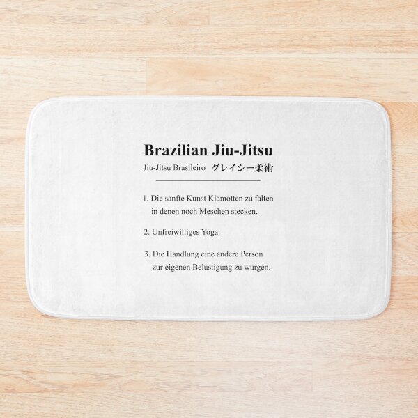 Item preview, Brazilian Jiu-Jitsu definition designed and sold by khornholio.