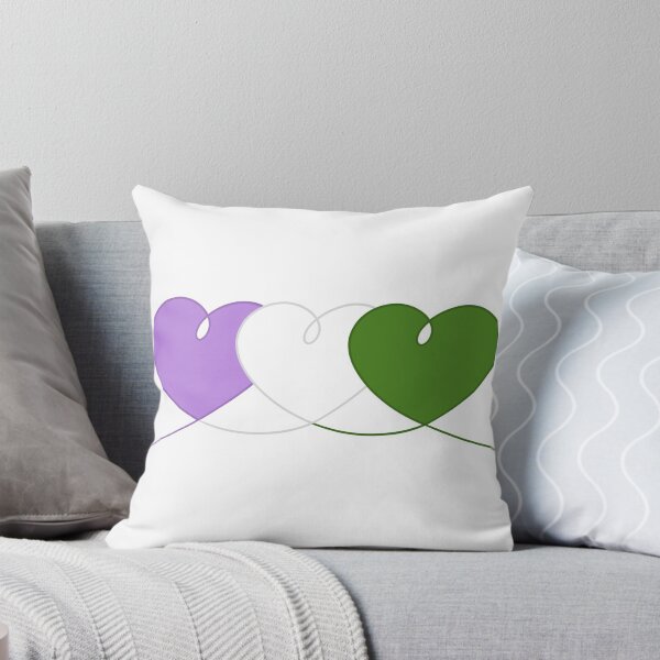 Item preview, Gender Queer Pride Hearts designed and sold by TheCurioArtShop.