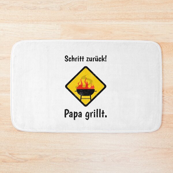 Item preview,  Dad grills. Perfect gift idea for Father's Day as a grill accessory for everyone who is the chef at the grill and ensures the ideal culinary barbecue evening. No matter if grill master at the barbecue designed and sold by khornholio.