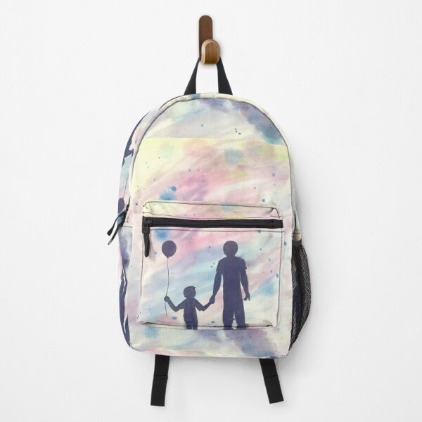 Item preview, Dad and Son under the Sunrise (Watercolor) designed and sold by CreativityRoams.
