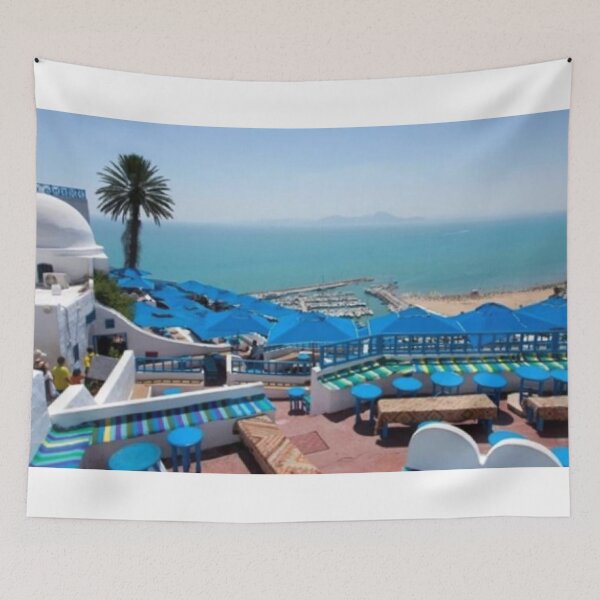 Item preview, Blue Tunisian Views designed and sold by marouma123456.