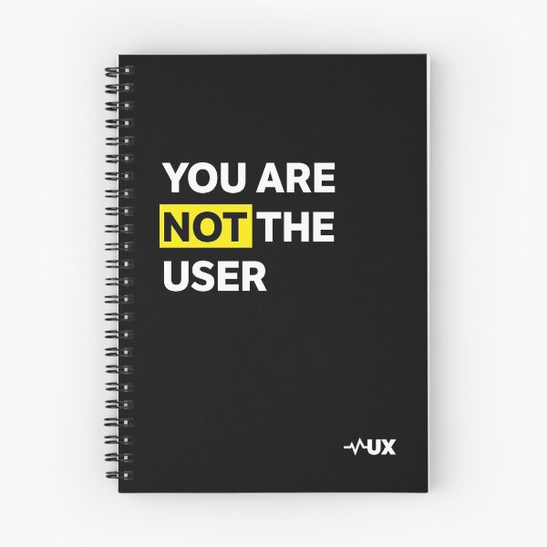 Item preview, You are NOT the user - UX designed and sold by theriskworld.