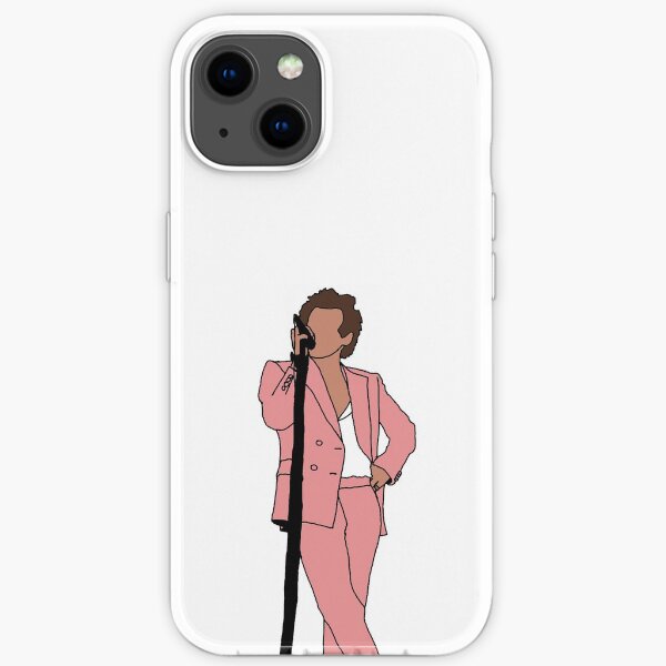 Harry Styles Clipart costume rose Coque souple iPhone