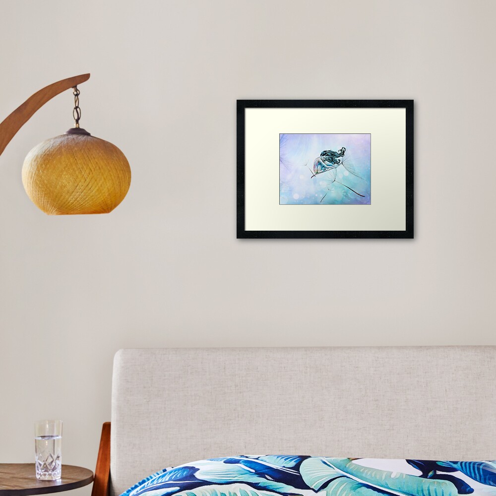 Make a Wish Framed Art Print