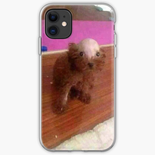 Meme - Bald Headed Dog iPhone Soft Case