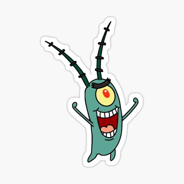 Plankton Stickers for Sale, Free US Shipping