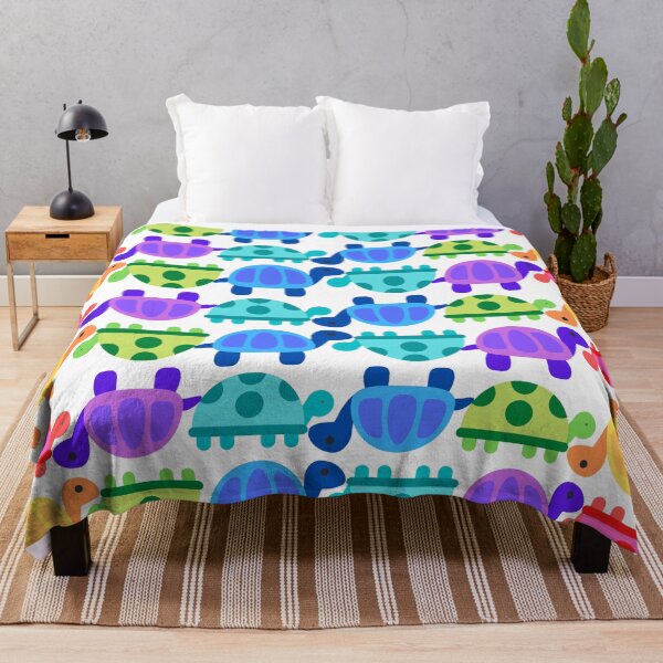 Item preview, Cute Colorful Turtle Pattern - White Background designed and sold by Easy Breezy.