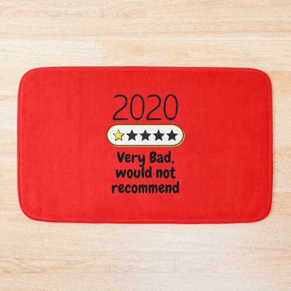 Item preview, 2020 Would Not Recommend T-Shirt, 2020 1 Star Rating, 2 Star, 2020 Shirts, Trending        designed and sold by 4evercool.