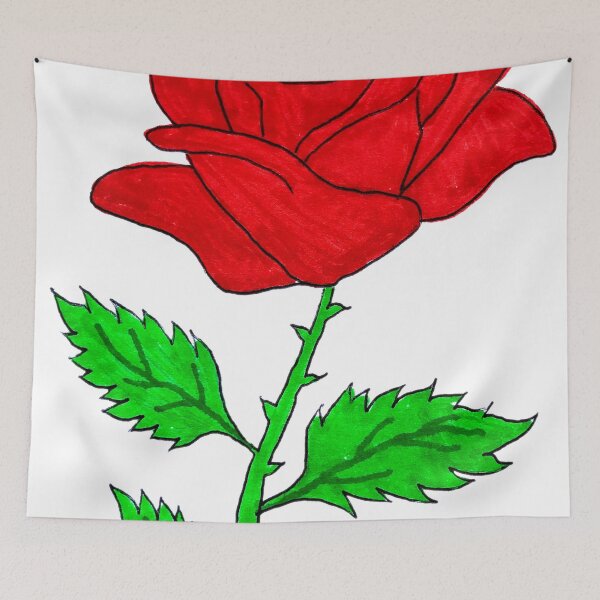 Item preview, Red Rose Drawing designed and sold by xesed.