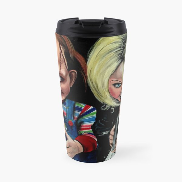 Chucky und Tiffany Thermobecher