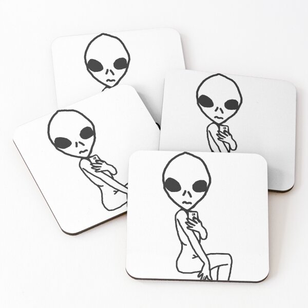 Item preview, Alien Instagram Model Selfie designed and sold by the_ graphicsgal.