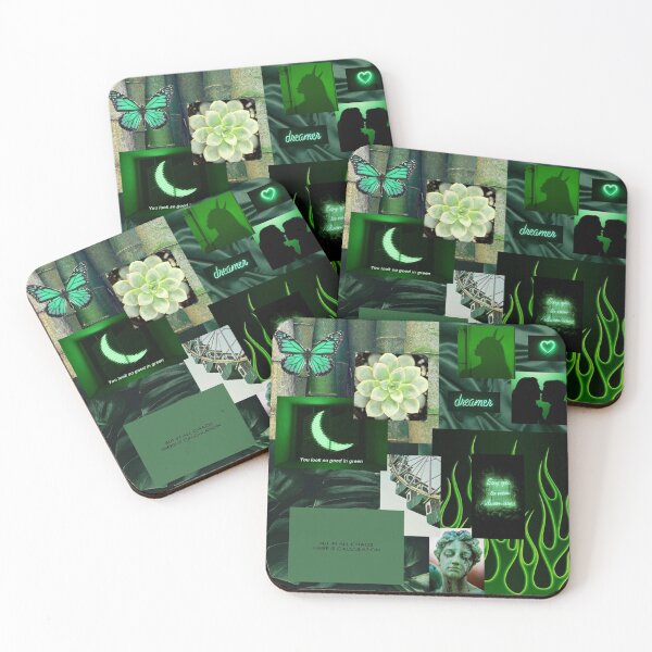 Item preview, Green Aesthetic Collage designed and sold by Carolinejclark.