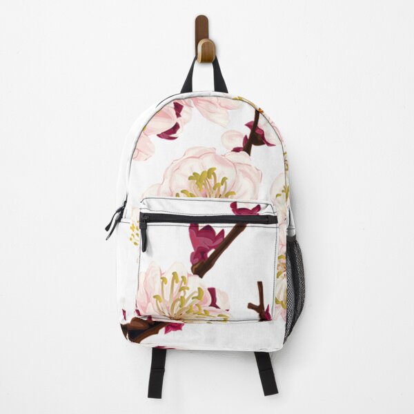Item preview, Chinese art print - branch with pink plum blossoms designed and sold by Kallandra.