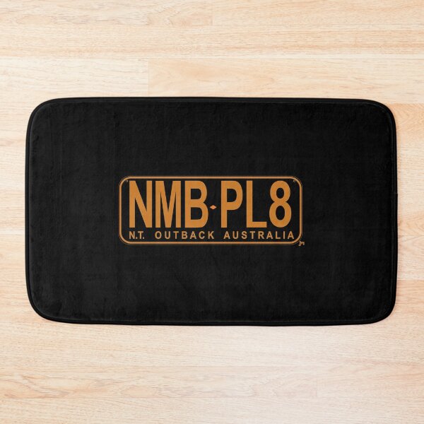 Item preview, NMB.PL8 NT Number Plate T-Shirt Product Deisgn Custom Ochre and Transparent Background License Plate designed and sold by JohnnyMyass.