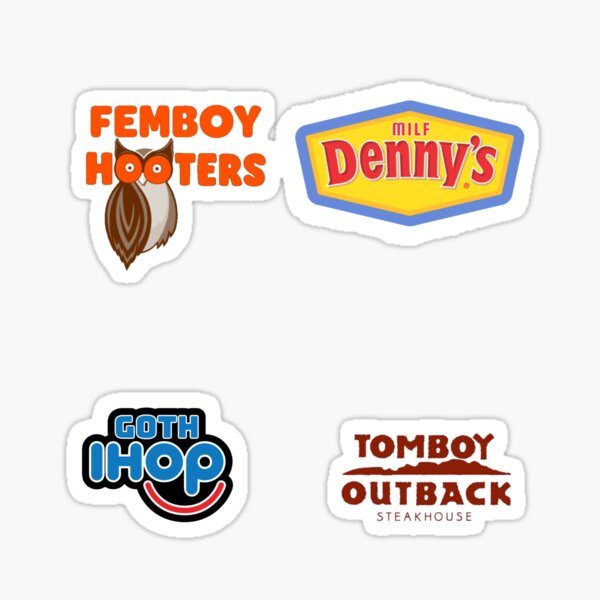 Goth Ihop Stickers Redbubble - gothic roblox emo clothes
