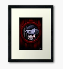 Shadows and Curtains Framed Print