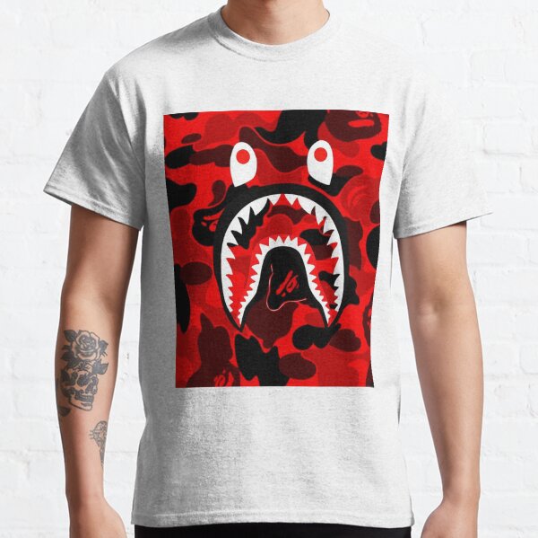 bape half and half shirt