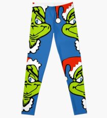 Santa The Grinch Christmas Leggings