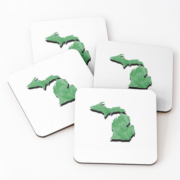 Item preview, Michigan (Green and White) designed and sold by crochetbymahea.